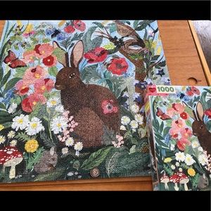 Eeboo 1000 piece puzzle Poppy Bunny